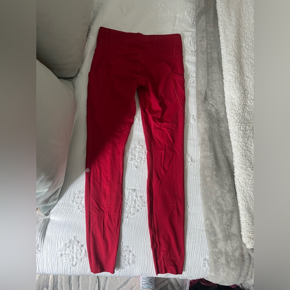 Red lululemon leggings! (Size 8)